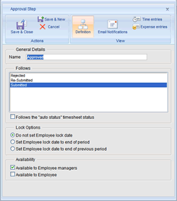 Time tracking approval process in Offie Timesheets